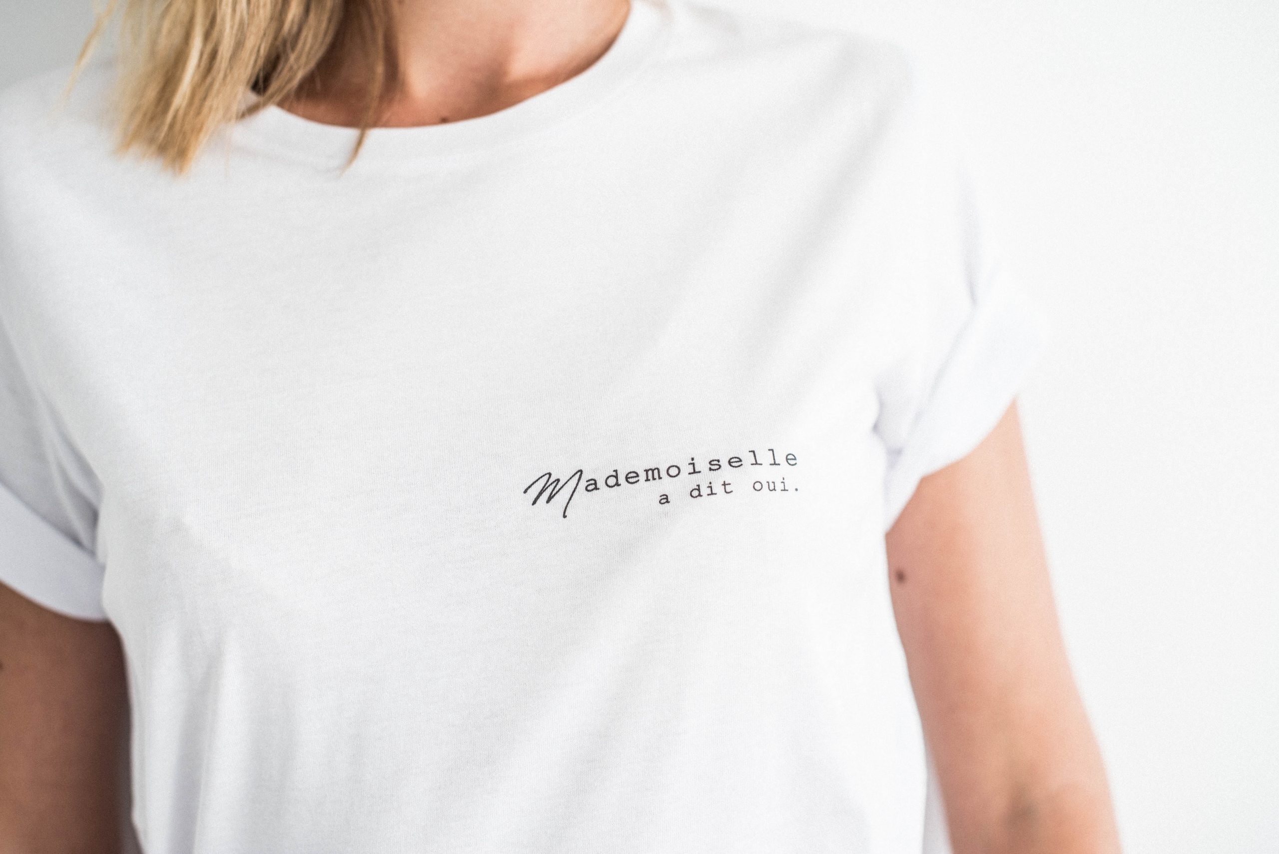 Buttée Paris - T-shirt Mademoiselle a dit oui